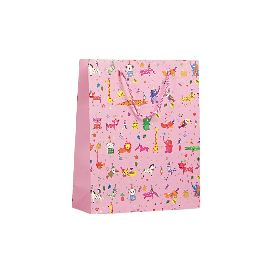 Подаръчна торбичка, детска 26 х 32 х 10 cm, розова