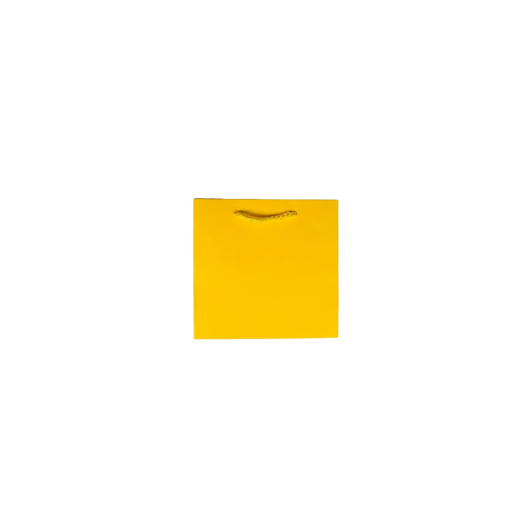 Подаръчна торбичка, 14.5 х 15 х 6 cm, жълта