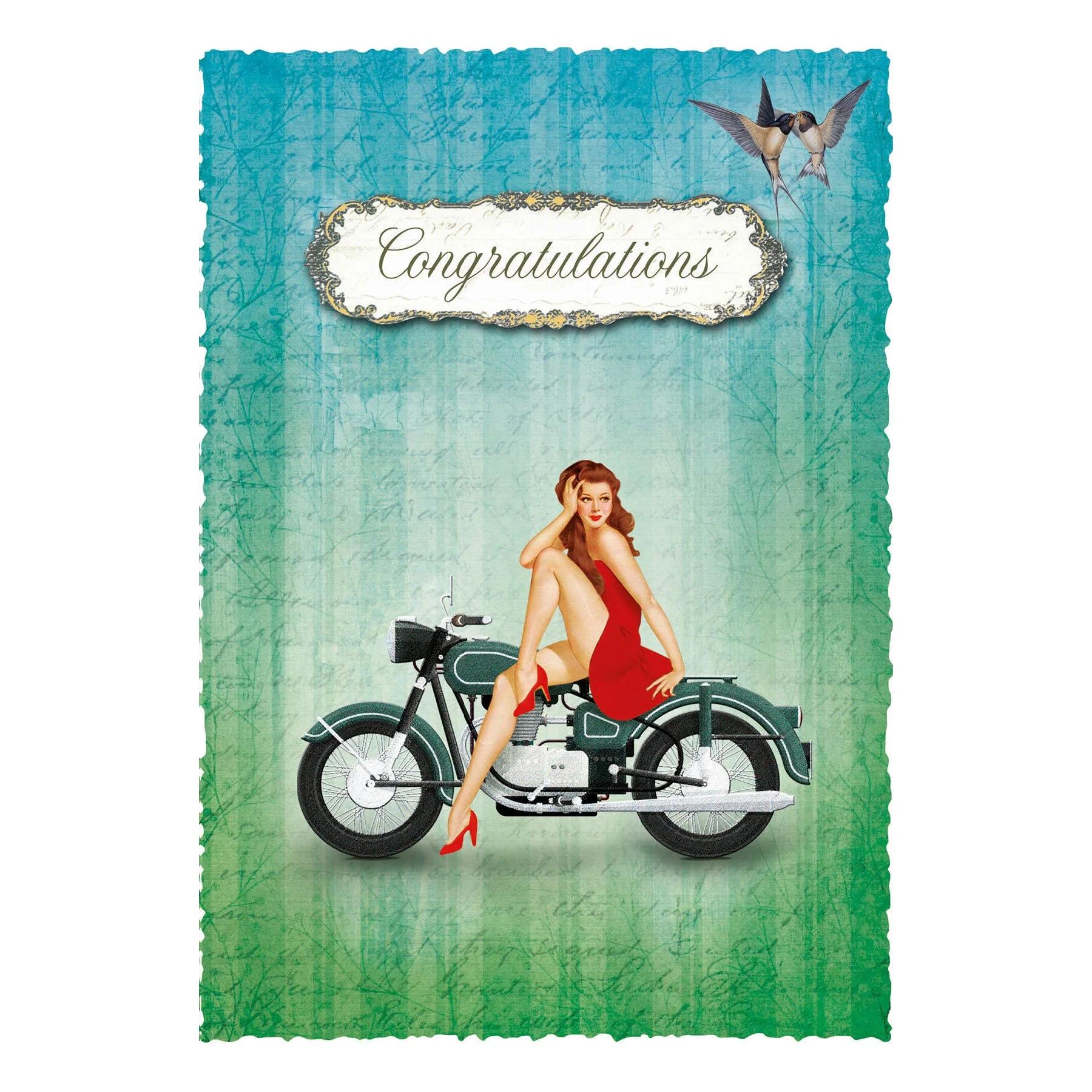 Gespaensterwald Картичка Romantique, Congratulations Girl