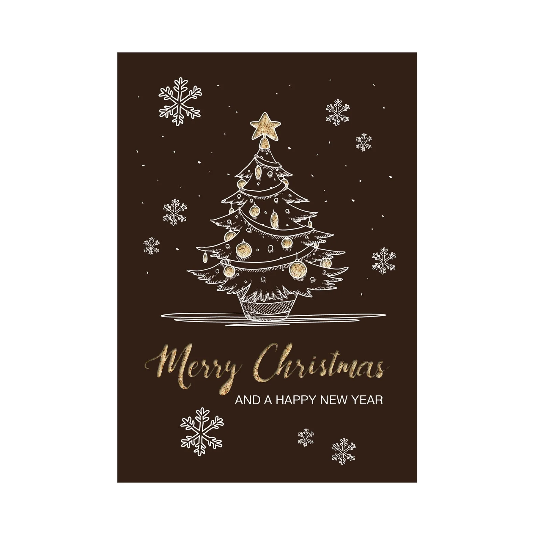 Gespaensterwald Картичка Merry Christmas, луксозна хартия