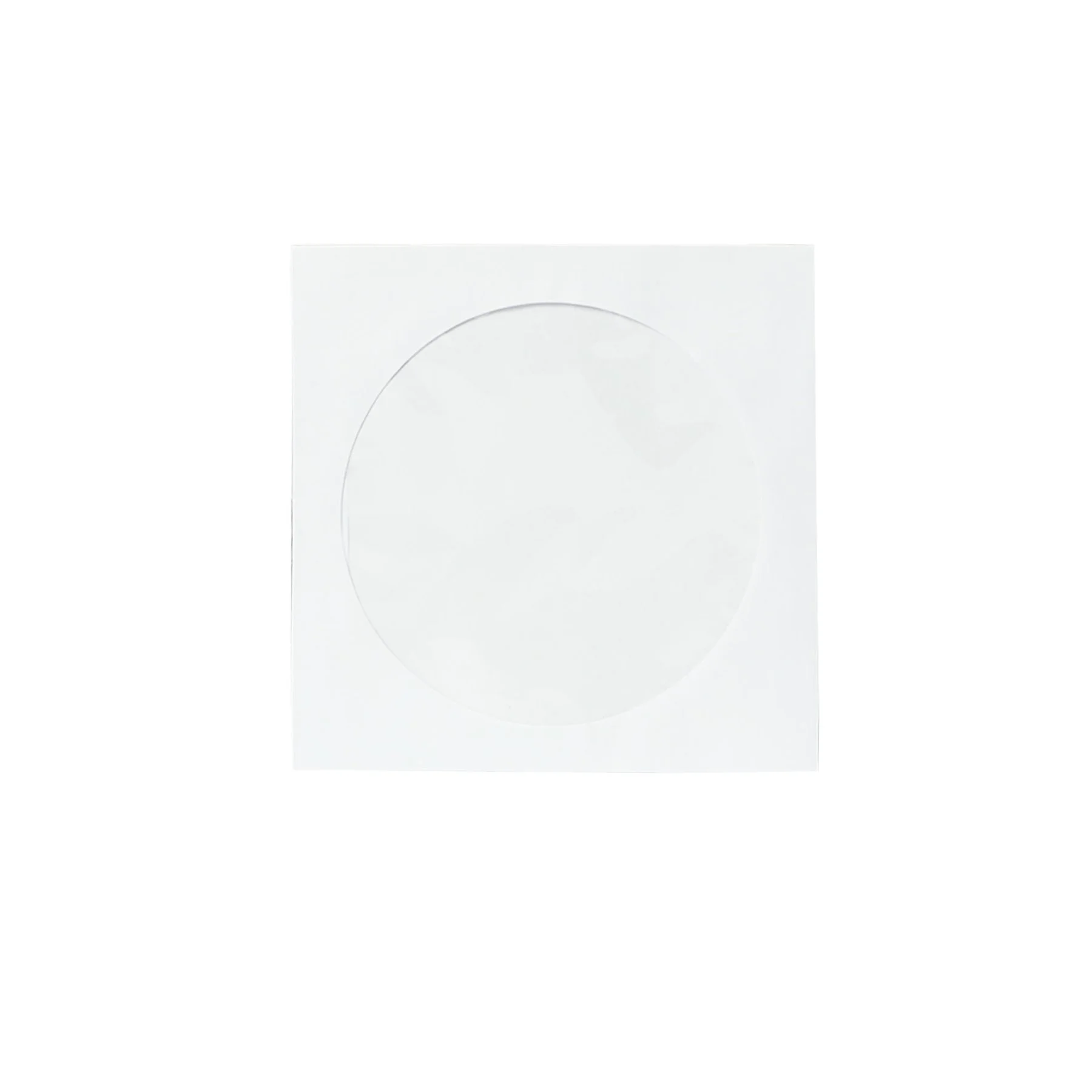 Top Office Плик за CD/DVD, 125 x 125 mm, хартиен, с прозорец, със самозалепваща лента, бял, 100 броя