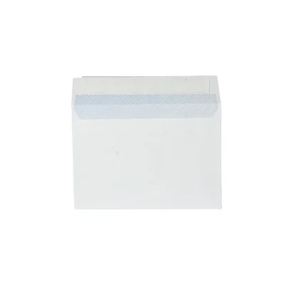 Office 1 Плик, C6, 114 x 162 mm, хартиен, със самозалепваща лента, бял, 25 броя