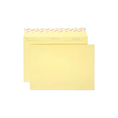 Elco Пощенски плик, C5, 162 x 229 mm, 100 g, прав капак със самозалепваща лента, кремав, 25 броя
