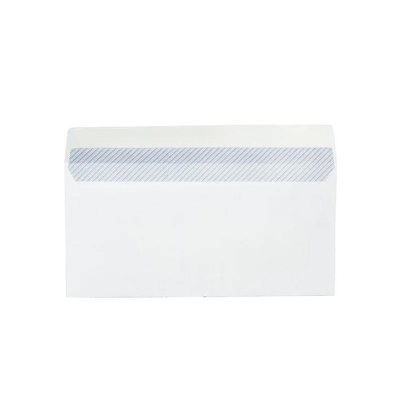 Office 1 Плик, DL, 110 x 220 mm, хартиен, с ляво прозорче, със самозалепваща лента, бял, 100 броя