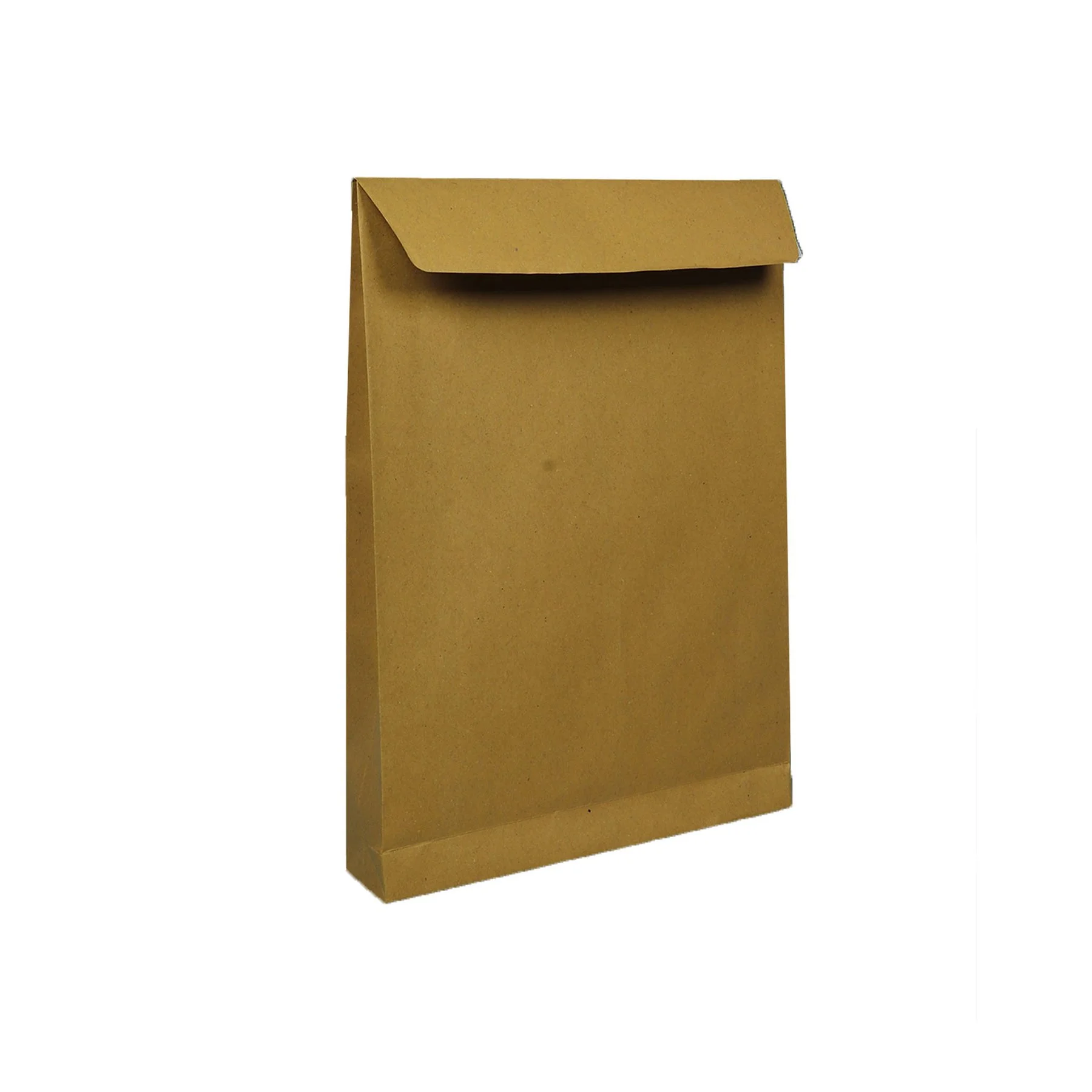 Office 1 Плик, B4, 245 x 353 mm, хартиен, с разширение, със самозалепваща лента, кафяв, 10 броя