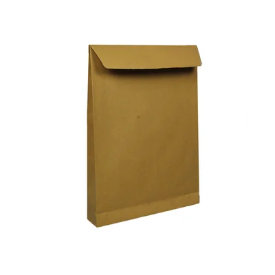 Office 1 Плик, B4, 245 x 353 mm, хартиен, с разширение, със самозалепваща лента, кафяв, 10 броя