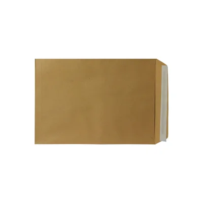 Top Office Плик, E4, 280 x 400 mm, хартиен, със самозалепваща лента, кафяв, 250 броя