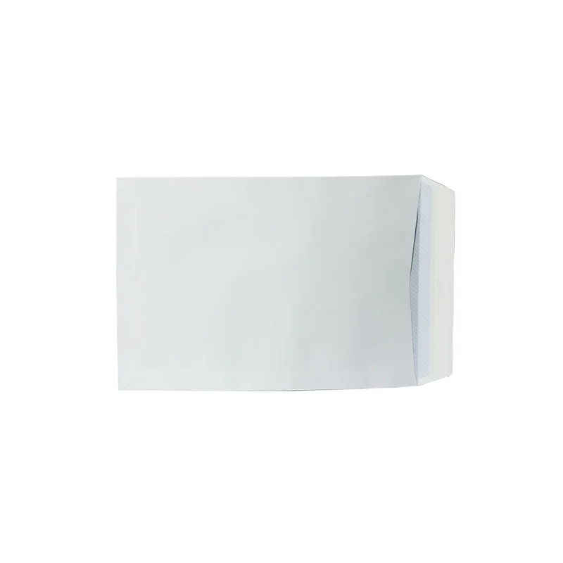 Office 1 Плик, B5, 175 x 250 mm, хартиен, със самозалепваща лента, бял, 50 броя