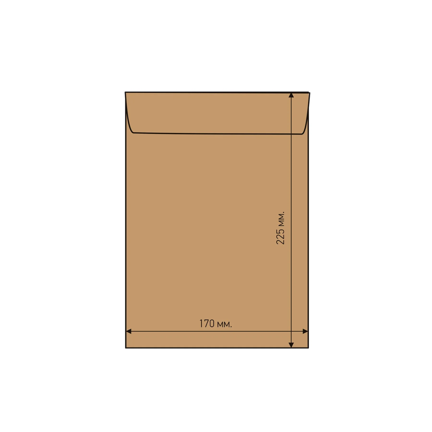 Airpoc Плик с въздушни мехурчета C/13, 225 x 175 mm, със самозалепваща лента, кафяв