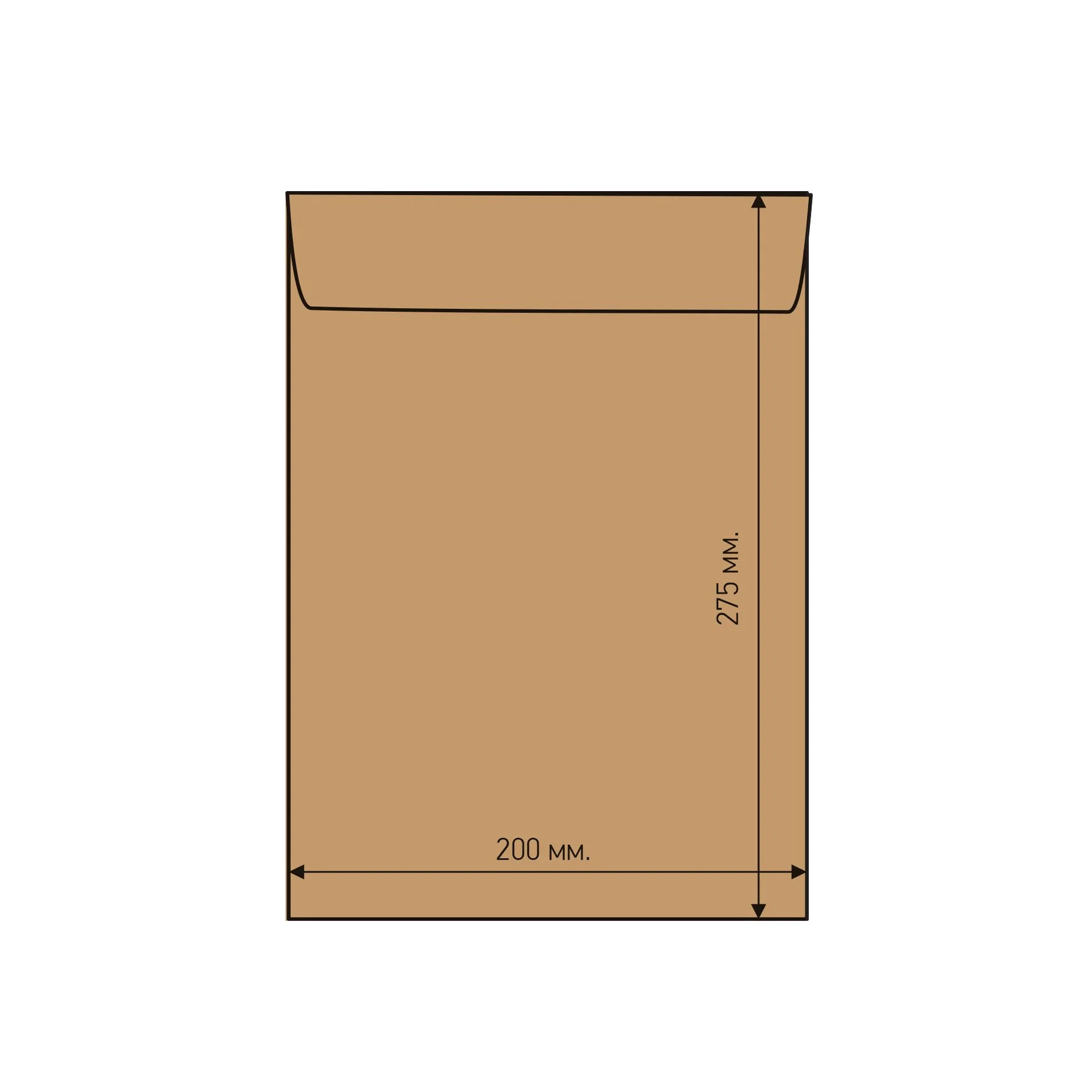Airpoc Плик с въздушни мехурчета D/14, 275 x 200 mm, със самозалепваща лента, кафяв
