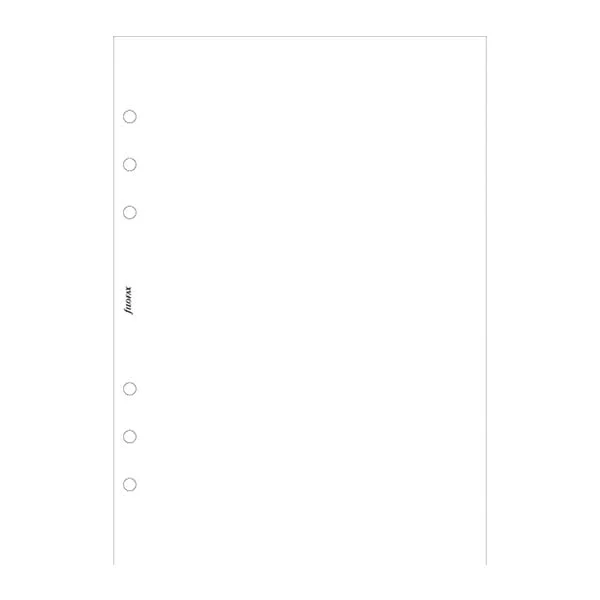 Filofax Пълнител за органайзер, A5, 25 листа, бял