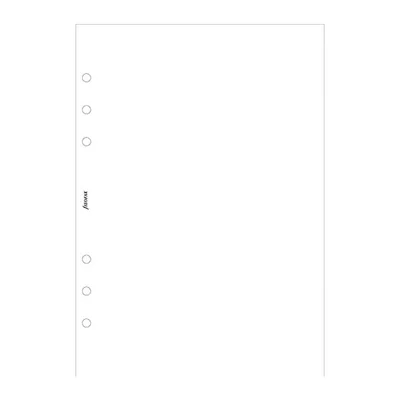 Filofax Пълнител за органайзер, A5, 25 листа, бял