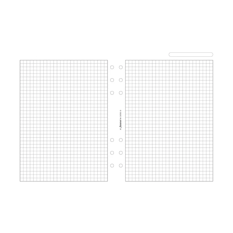Filofax Пълнител за органайзер, A5, на квадратчета, 25 листа