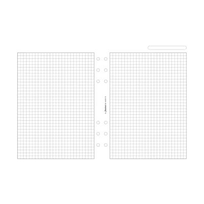 Filofax Пълнител за органайзер, A5, на квадратчета, 25 листа