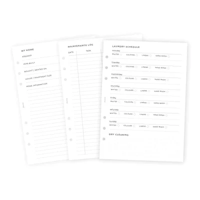 Filofax Пълнител за органайзер Minimal, А5, за дома