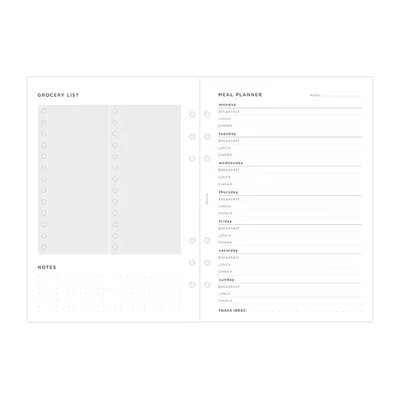 Filofax Пълнител за органайзер Minimal, А5, за хранене