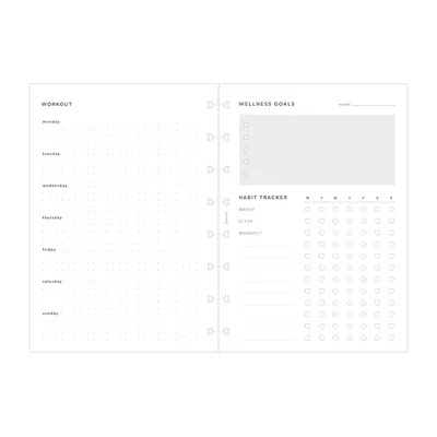 Filofax Пълнител за тефтер Minimal Wellness, А5
