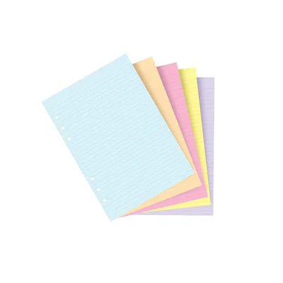 Filofax Пълнител за органайзер Classic, А5, на редове, 6 цвята, асорти