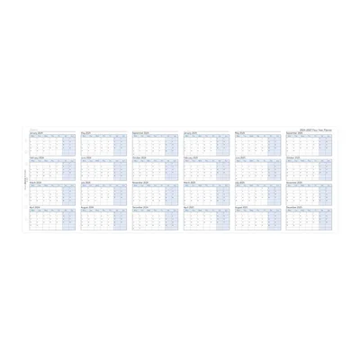 Filofax Пълнител за органайзер, А5, за 2024-2027 година, 4 години на страница в разгъвка