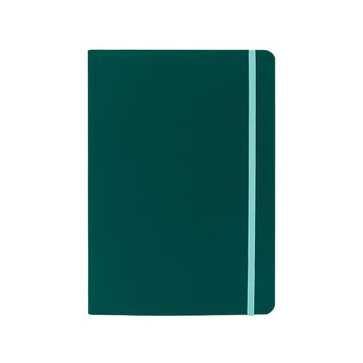 Fabriano Тетрадка Ispira, A5, на точки, шита, мека корица, 96 листа, зелена
