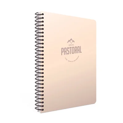 Gipta Тетрадка Pastoral, А4, бяла хартия, широки редове, PP корица, със спирала, 40 листа