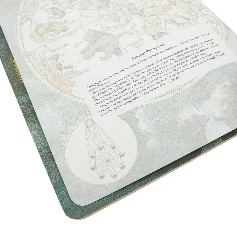 Paperblanks Тетрадка Celestial Planispere, A4, нелинирана, 40 листа