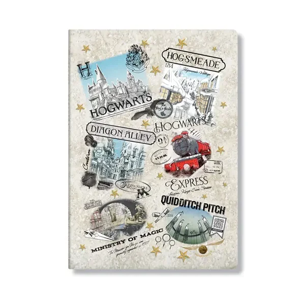 Paperblanks Тетрадка The Wizarding World, A5, на квадратчета, 40 листа
