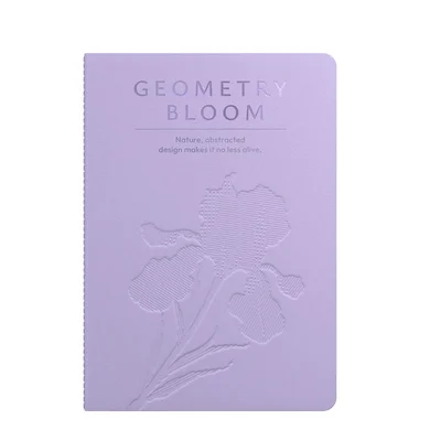 Art Pioneer Тетрадка Geometry Bllom, A5, шита, 60 листа, лилава