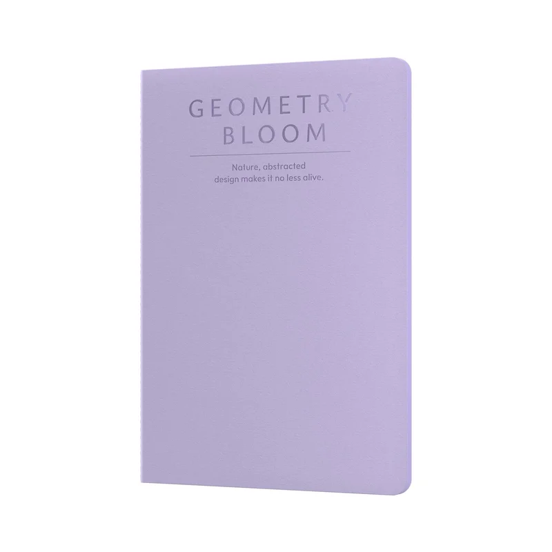 Art Pioneer Тетрадка Geometry Bllom, A5, шита, 60 листа, лилава