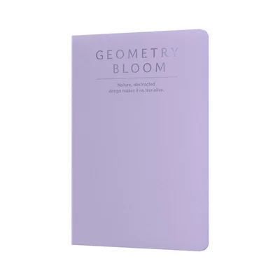 Art Pioneer Тетрадка Geometry Bllom, A5, шита, 60 листа, лилава