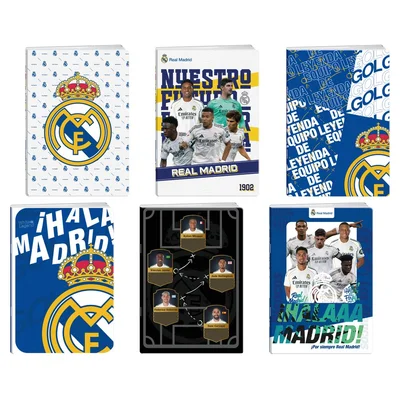 Тетрадка Best Buy Real Madrid Premium, A5, бели листове, офсетова хартия, 50 листа