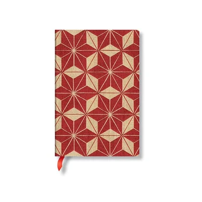 Paperblanks Тефтер Hishi, 95 х 140 mm, широки редове, мека корица, 104 листа