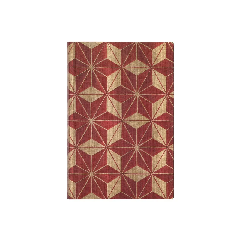 Paperblanks Тефтер Hishi, 95 х 140 mm, широки редове, мека корица, 104 листа