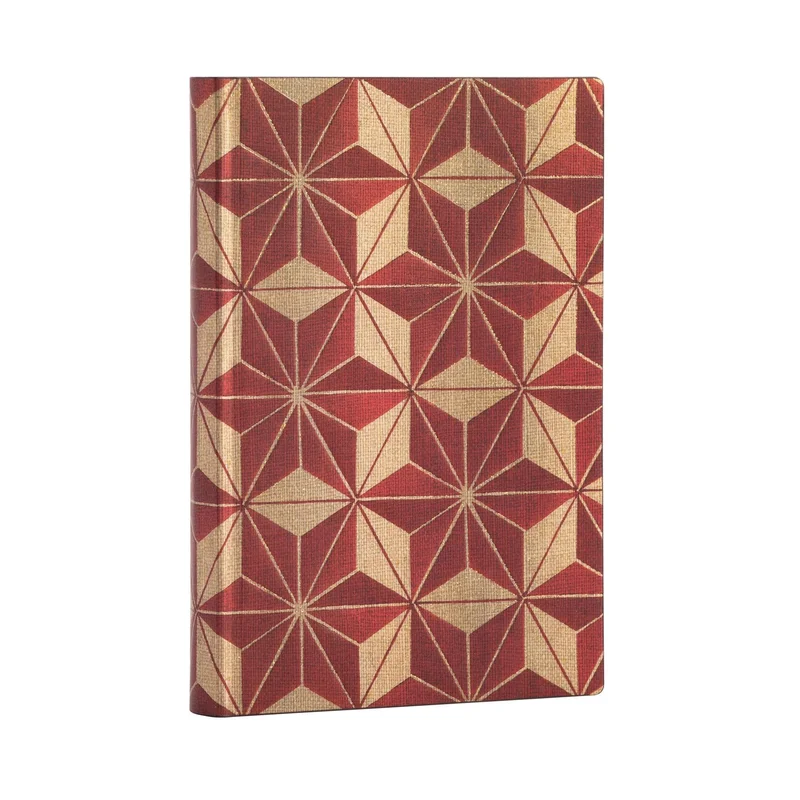 Paperblanks Тефтер Hishi, 95 х 140 mm, широки редове, мека корица, 104 листа