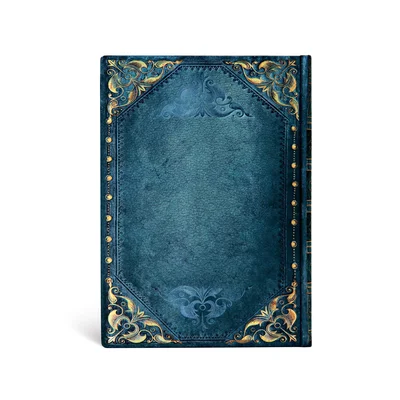 Paperblanks Тефтер Peacock Punk, Midi, широки редове, твърда корица, 72 листа