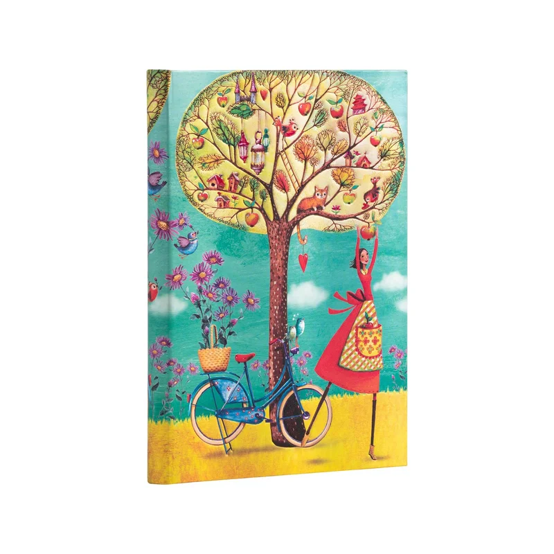 Paperblanks Тефтер Autumn Apples, Midi, широки редове, твърда корица, 72 листа