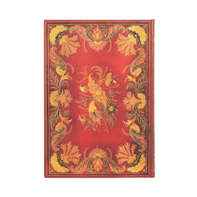 Paperblanks Тефтер Fiammetta, Midi, широки редове, твърда корица, 72 листа