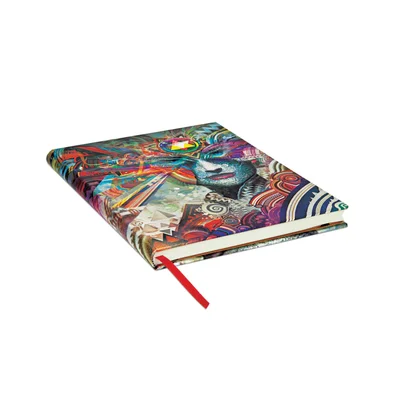 Paperblanks Тефтер Revolution, 180 х 230 mm, твърда корица, 72 листа