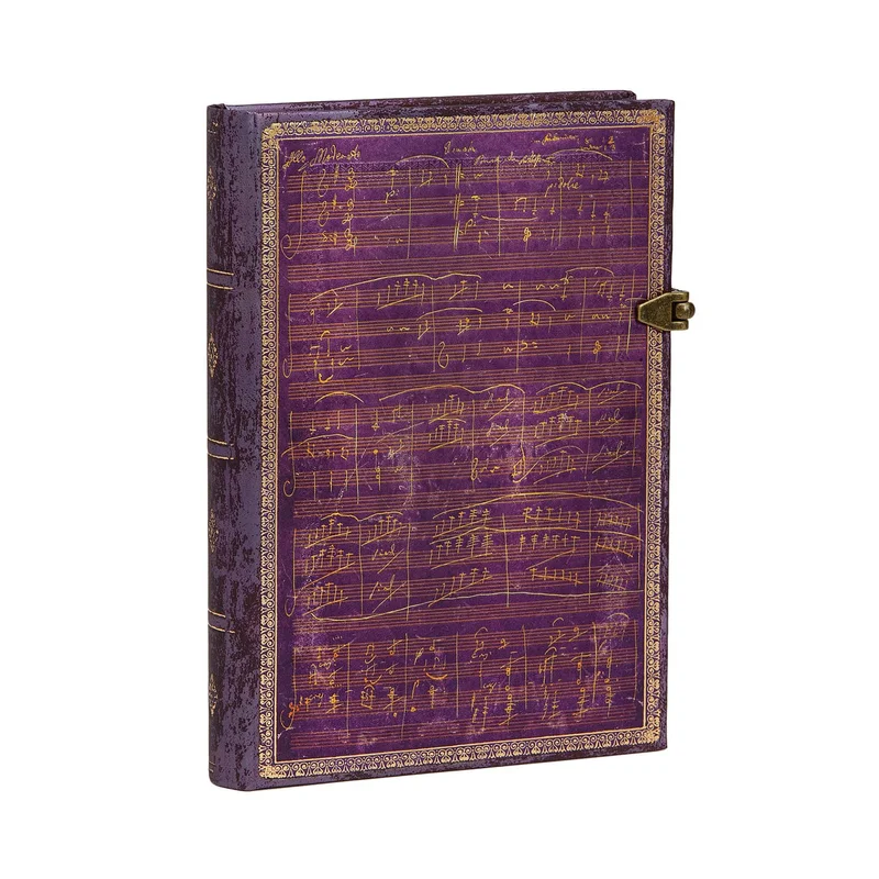 Paperblanks Тефтер Beethoven's 250th Birthday, Midi, широки редове, твърда корица, 120 листа