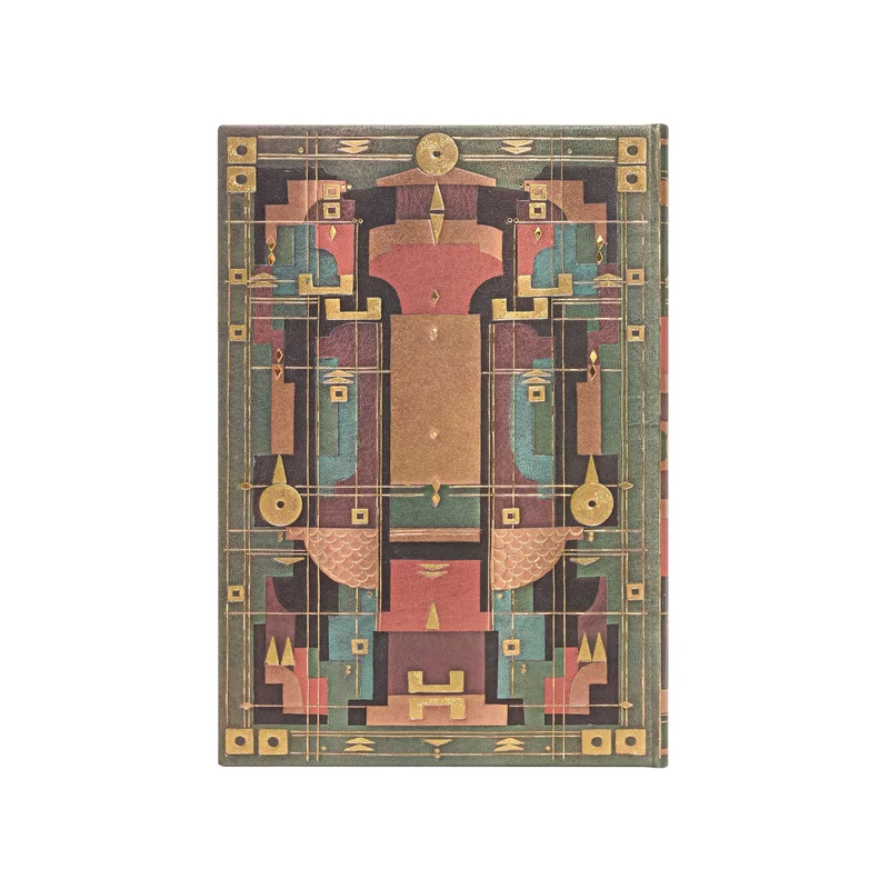 Paperblanks Тефтер Sybil Pye Bindings, Midi, широки редове, твърда корица, 72 листа