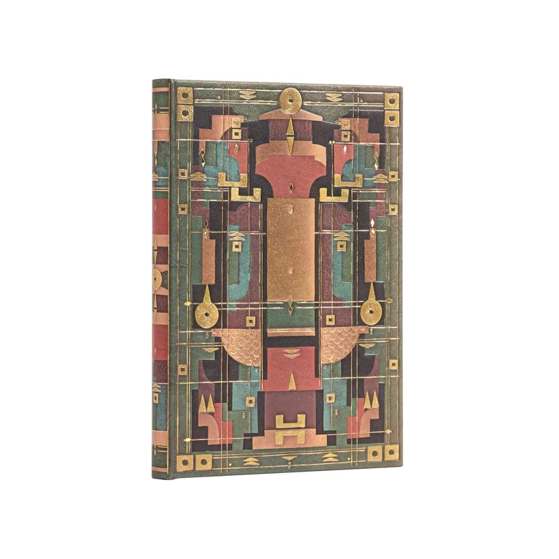 Paperblanks Тефтер Sybil Pye Bindings, Midi, широки редове, твърда корица, 72 листа