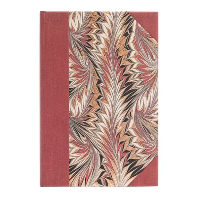 Paperblanks Тефтер Rubedo, Mini, широки редове, твърда корица, 88 листа