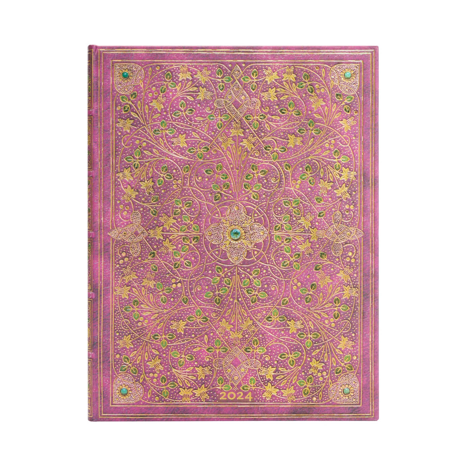 Paperblanks Планер Diamond Jubilee, Ultra, хоризонтален, твърда корица, 80 листа, за 2024 година