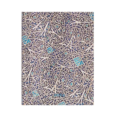 Paperblanks Планер Granada Turquoise, Ultra, Verso, твърда корица, 80 листа, за 2024 година