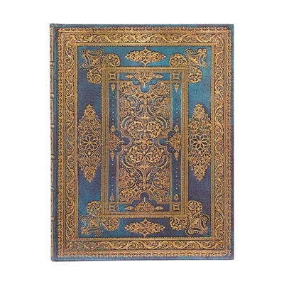Paperblanks Тефтер Blue Luxe, Ultra, широки редове, твърда корица, 72 листа