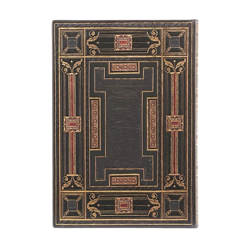 Paperblanks Тефтер Onyx, Midi, широки редове, твърда корица, 72 листа
