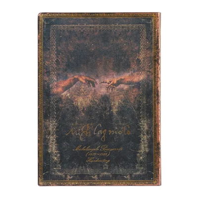 Paperblanks Тефтер Michelangelo, Midi, мека корица, 88 листа