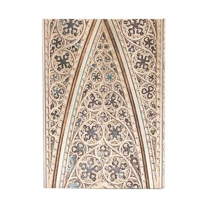 Paperblanks Планер Duomo di Milano, Midi, вертикален, твърда корица, 80 листа, за 2025 година