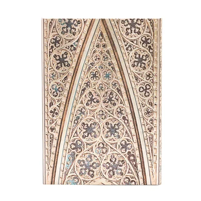 Paperblanks Планер Duomo di Milano, Midi, хоризонтален, твърда корица, 80 листа, за 2025 година