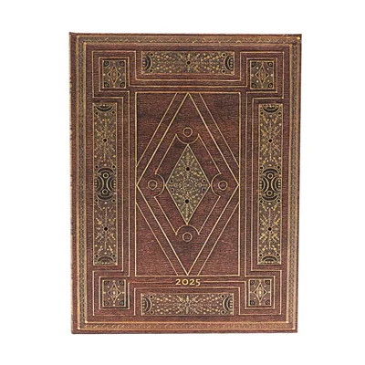 Paperblanks Планер First Folio, Ultra, Verso, твърда корица, 80 листа, за 2025 година